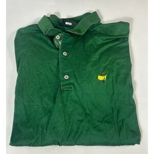 Masters Golf Shirt Bobby Jones‎ Collection Augusta National  XL Green Cotton